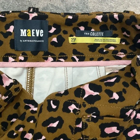 Maeve Colette Leopard Print Wide-Leg Pants - Picture 4 of 4